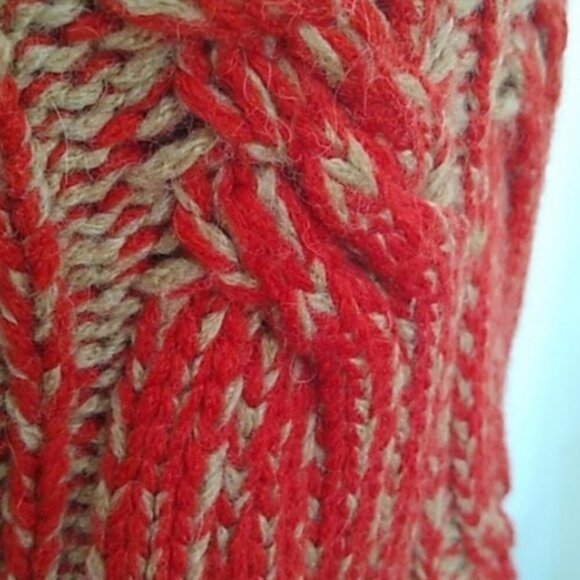 Madewell Chunky Cable Knit Wool Blend Sweater - Picture 11 of 11